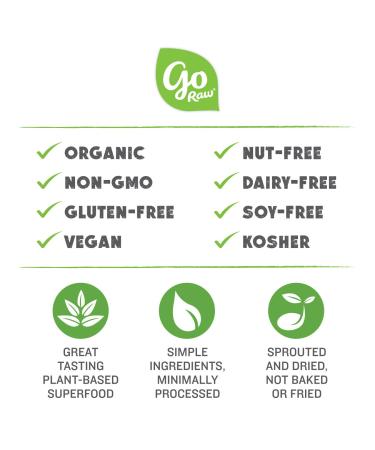 Go Raw Organic Pumpkin Seeds with Sea Salt - 14 oz | Keto, Vegan, Gluten-Free Superfood Snacks - Buy Online on SooperMarket.com