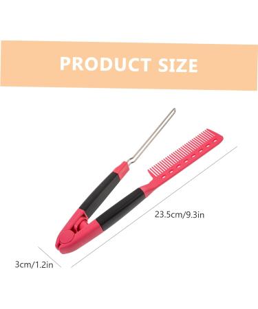 Angoily Folding Styling Comb - Smooth Straightener Hair Tool & Salon Wisking Comb for Women | Multipurpose Alloy Design | 23.5X3X2CM - Ideal for Shower & Everyday Use - Buy Online on SooperMarket.com