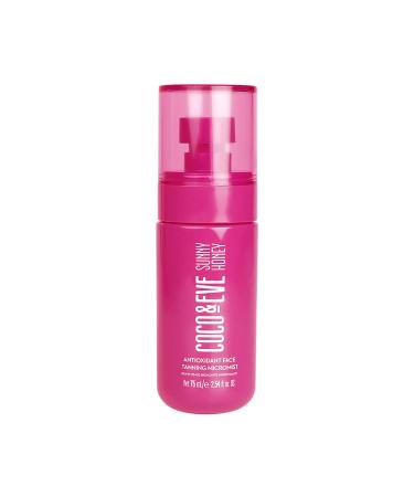 Coco & Eve Antioxidant Face Tanning Micromist. Sunless Self Tanning Face Mist with Antioxidants to Boost Hydration. Quick  Flawless  Streak Free Face Tan. (2.54 fl oz) / (75ml)