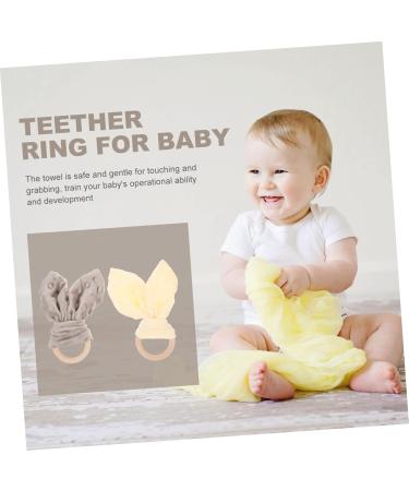 Vaguelly Portable Cuddly Towel & Bite Ring Set - Comfortable Safe and Practical for All Ages | International Shipping - Buy Online on SooperMarket.com