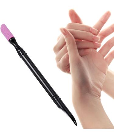 Pumice Stone Cuticle Nail Pusher Tool 12 1 1 New Nail Art Cuticle Remover Scrub Polish Quartz Pusher Stick Pen Manicure Pedicure Repair Tool - Buy Online on SooperMarket.com