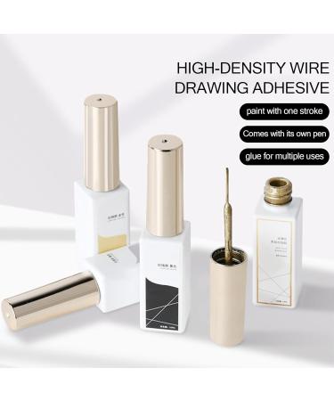 Metallic Painting Liner Polish 3D Liner Bright Metal Painted Drawing Painting Liner Black - Buy Online on SooperMarket.com