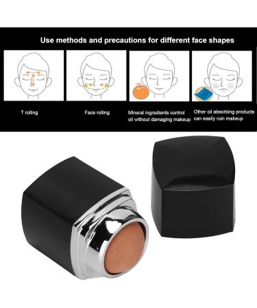 Oil Absorbing Volcanic Roller Oil Absorbing Roller Face Roller Oil Absorbing Ball for Skincare Facial Roller Cleaning Volcanic Stone for Immediate Oil Absorption and Black - Buy Online on SooperMarket.com
