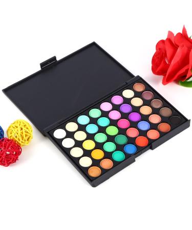 40 Colors Eyeshadow Palette - Waterproof Matte Mineral Pigment Makeup Cosmetics for Stunning Looks - Buy Online on SooperMarket.com