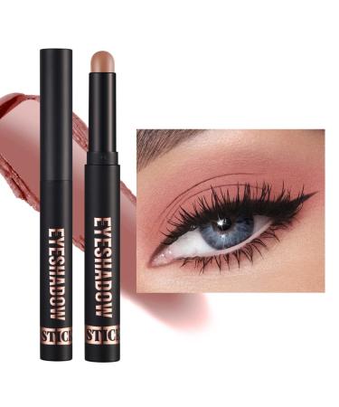 Ofanyia Eyeshadow Stick Shimmer Matte Eye Shadow Crayon Eye Brightener Stick Smooth Texture Cream Eyeshadow Pen Long Lasting Waterproof Hypoallergenic Eye Shadow Pencil Gift Set (12#)