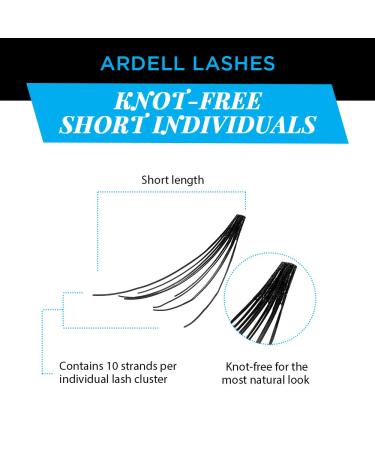 Ardell Individuals False Lashes Short Black 4 Pack - Natural Looking | Ardell Short Black Lashes - 4 Pack - Buy Online on SooperMarket.com