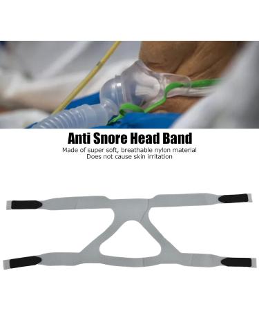 Yosoo Black Anti Snore Headgear Strap - Multifunction Elastic Anti Snoring Solution - Buy Online on SooperMarket.com