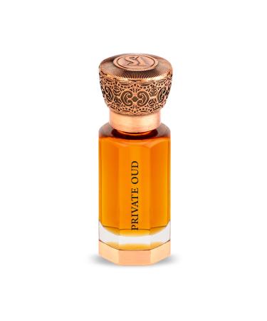 Swiss Arabian Private Oud for Unisex - Sultry Gourmand Concentrated Perfume Oil - Luxury Fragrance From Dubai - Long Lasting Artisan Perfume With Notes Of Plum, Rose, Vetiver And Vanilla - 0.4 Oz