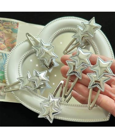 JSGHGDF Metallic Shape Hair Clip Spring Hair Clip for Woman Taking Photo Shopping Travel n-slip 1 pair - Buy Online on SooperMarket.com