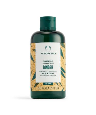 The Body Shop Ginger Scalp Care Shampoo   For Dry  Flaky Scalp   With Vegan Silk Protein   250ml Shampoo 250ml