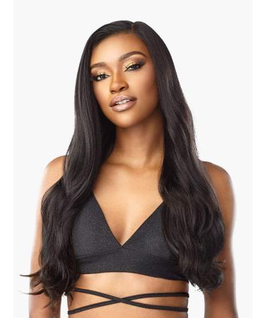 Sensationnel Vice Lace front wig - HD Transparent Lace Pre-plucked Hairline with Babyhair 5 Inch Deep Part - Vice Unit 02 (1B)