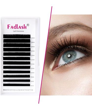 Fadlash Easy Fan Lashes 15-20mm Mixed Length Russian Volume L Curl 0.07 Natural Look Self Fanning Eyelash Extensions - Buy Online on SooperMarket.com