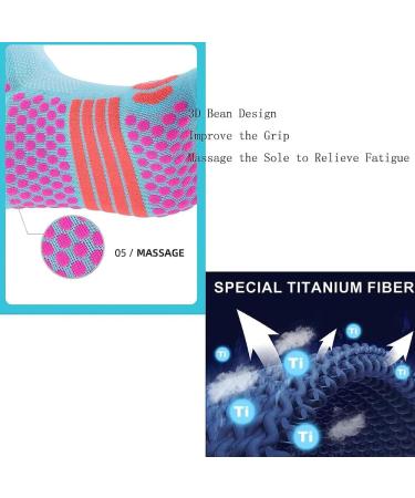DOGARI Far Infrared Schorl Titanium Ion Heighten Socks - Slimming Compression Running Socks - Buy Online on SooperMarket.com