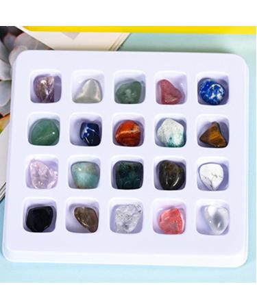 Tumbled Stones and Crystals | Natural Specimen Stones for Meditation - Polished Smooth Collections Decoration for Bedroom Home Bar Cafe and Restaurant - Buy Online on SooperMarket.com