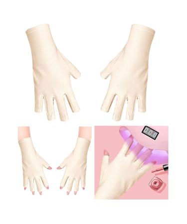 Vipomkowa Nail Machine Special Gloves For Nail Salon Baking Lamp Heat Insulation Sun Breathable Nail Leakage Gloves Nail Stand Holder A B - Buy Online on SooperMarket.com