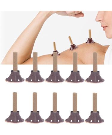 10pcs Pure Moxa Sticks for Moxibustion | Self-Adhesive Chinese Wormwood Roll for Blood Sugar Control & Fatigue Relief - International Shipping Available - Buy Online on SooperMarket.com
