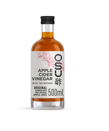 Osu Raw Apple Cider Vinegar A Blend of Mother Apple Juice. Vegan Friendly & Gluten Free 500ml Bottle