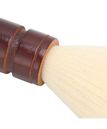 Skin Friendly Shaving Brush for Men | Ergonomic Barber Neck Duster with Soft Bristles & Wooden Handle | Professional Beard Cleaning Tool - Buy Online on SooperMarket.com