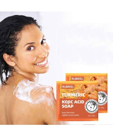 Turmeric Soap Turmeric Handmade Soap Bar Pure Turmeric Handmade Soap Bar For Face & Body Dark Spot Corrector Remover Moisturizing Erase Fine Lines Firming Friendly Vegan&Cruelty Free