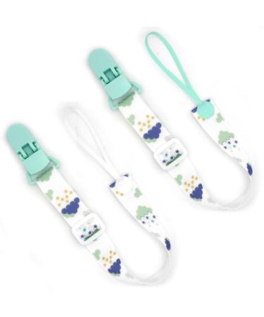 Buy Cartoon Print Clip Chain Baby Teether | Nipple Leash Strap | Teething Toy Holder - White Panda - Buy Online on SooperMarket.com