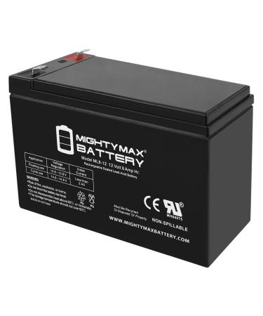 Mighty Max Battery 12V 8Ah SLA Battery Replaces Lowrance Elite-4x DSI Fishfinder