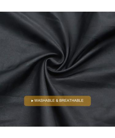 DreamGenius Professional Barber Cape - Waterproof Salon Cape for Men - Adjustable Closure - Ideal for Hair Cutting, Dyeing, and Coloring - Black - Sleeveless - 1 Count - Buy Online on SooperMarket.com