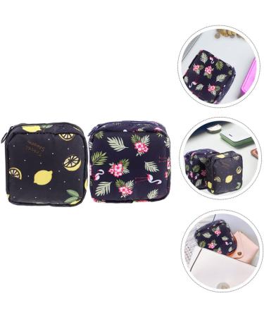 DOITOOL 28 Pcs Sanitary Napkin Storage Bag Bundle - Cute Canvas Pouch Holder for Women - Menstruation Tampon Storage Solution - Buy Online on SooperMarket.com