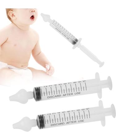 2Pcs 10ml Baby Nasal Irrigator Infant Nose Cleaner Nose Cleaner Rinsing Device for Gentle Nasal Care - Buy Online on SooperMarket.com