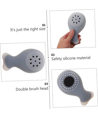 FRCOLOR Silicone Bath Brush Set for Kids and Adults - Exfoliating Body and Scalp Scrubber for Gentle Massage and Deep Cleaning - Buy Online on SooperMarket.com
