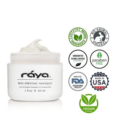 Raya Bio-Drying Masque | Best Facial Treatment Mask for Oily & Acne-Prone Skin | Minimizes Pores Reduces Oil | International Shipping Available - Buy Online on SooperMarket.com