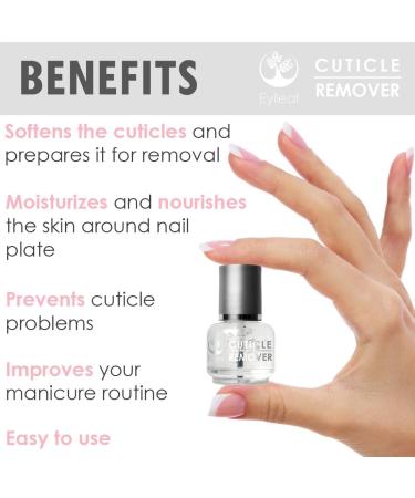 Eylleaf Liquid Cuticle Remover 15ml - Softens Dry and Dead Skin - Buy Online on SooperMarket.com