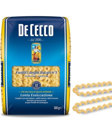 DE CECCO FUSILLI LUNGHI BUCATI - Long Pasta Twists - Buy Online on SooperMarket.com
