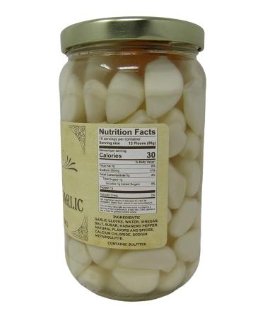 Buc-ee's Habanero Garlic Pickles | Gluten Free | No High Fructose Corn Syrup | 16 oz Resealable Jar - Buy Online on SooperMarket.com