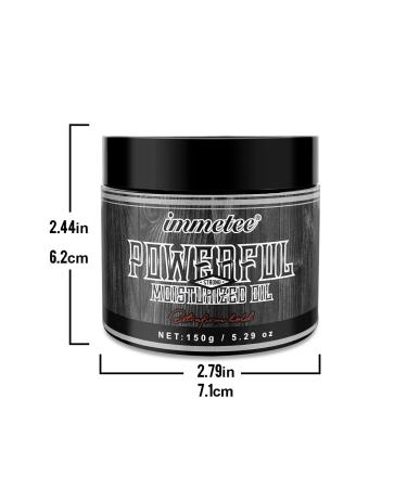 Immetee Hair Pomade for Men - Strong Hold High Shine Water-Based Clay - 150g Easy to Wash Non-Greasy Hair Wax for All Styles - Buy Online on SooperMarket.com