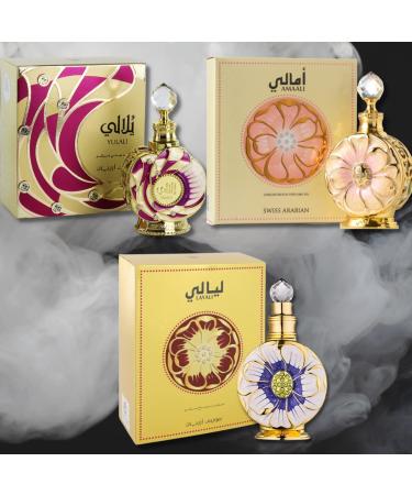 Layali Yulali & Amaali concentrated perfume oils 15ML (0.5Oz). (ORIENTAL COLLECTION) ORIENTAL COLLECTION 0.5 Fl Oz (Pack of 1) - Buy Online on SooperMarket.com