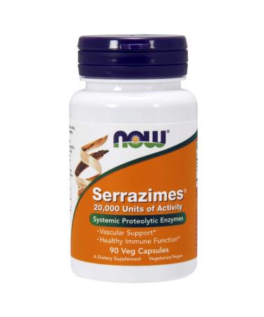 Now Foods Serrazimes 90 Veg Capsules