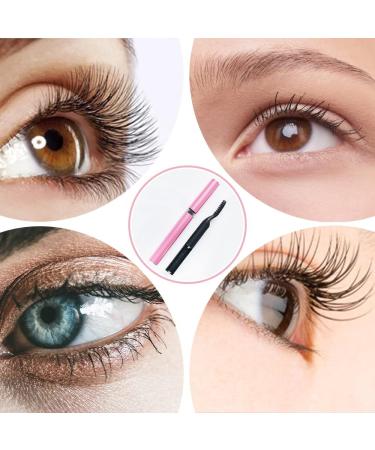 Heated Eyelash Curler Portable Electric Eyelash Curler Long-Lasting Curling Automatic Eyelash Curler for Women and Girls Eyelashes Beauty Makeup - Buy Online on SooperMarket.com