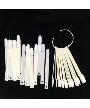 200 x Natural Clear False Nail Art Tips Display Swatch Sticks for Practice and Polish Swatching - Buy Online on SooperMarket.com