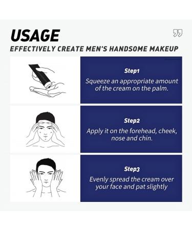 Mens BB Cream Foundation Mens Concealer Colour Correcting Cream for Cover Blemishes Imperfections Mens Tinted Moisturiser Moisturizing Men Tone Up Face Cream Balance Skin Tone Daily Use - Buy Online on SooperMarket.com