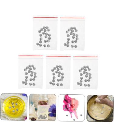 Healeved 5 Nail Stirring Ball Nail Polish Mixing Balls Stainless Steel Mixing Balls Oil Paint Models Manicure Mixing Balls Mixing Balls for Manicure Coloring Mixing Tools Oil Stirring Balls - Buy Online on SooperMarket.com