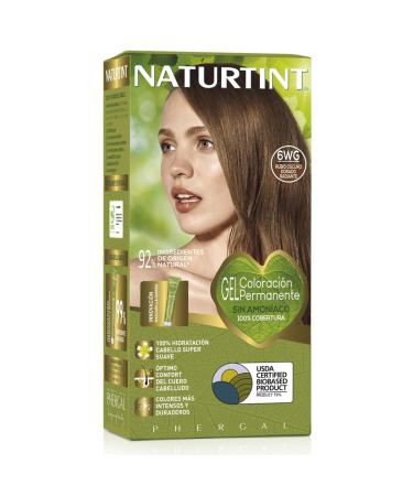 Natureint |Hair color oohne ammoniak |6WG radiant golden dark blonde |High proportion of natural ingredients170 ml 6wg.Radiant golden dark blonde 170 ml (1 Pack)