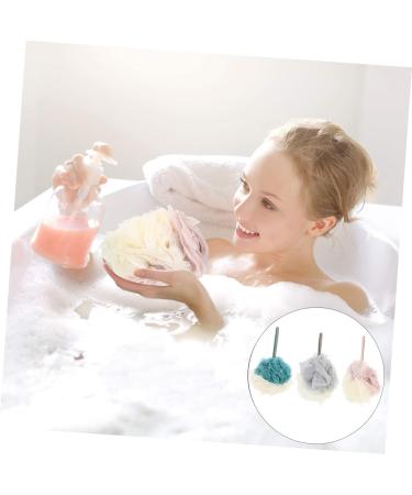 NOLITOY 3pcs Bath Ball Set - Mesh Shower Sponges Loofah & Back Scrubber for Ultimate Bathing Experience - Buy Online on SooperMarket.com
