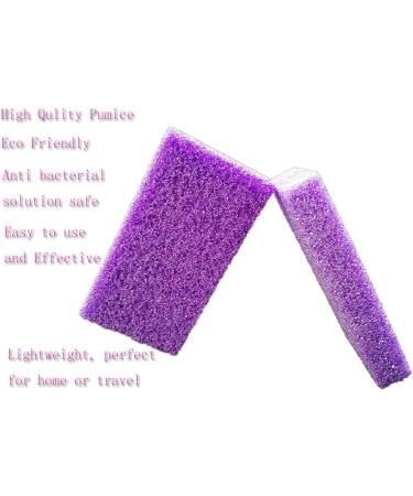 70-Piece Pedicure Exfoliator Kit: Disposable Pumice Stone, Sponge Scrubber, Callus Remover, Nail Files - Purple - Buy Online on SooperMarket.com