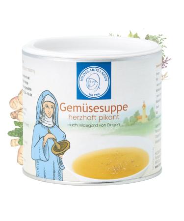 Vegetable broth heartily spicy |Hildegard vegetable soup |14 Hildegard typical spices |100% natural |After Hildegard von Bingen |116 plate |350g