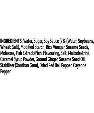 Schwartz Low Fat Dark Soy Sesame & Ginger Sauce for Fish 300g - Pack of 1 | Ginger Sesame 300g - Buy Online on SooperMarket.com