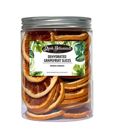 Drink Botanicals Ireland Dried Grapefruit Slices Wheels | Dehydrated 100% Natural | Dry Red fruits for Garnish Cocktails Cake Decoration Wreaths & Breakfast | Fruit Slice | 140 Grams