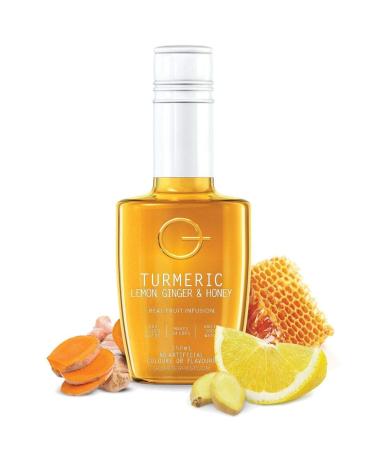 QUARTERPAST Turmeric Lemon Ginger and Honey Fruit Tea Infusion - 250ml 250 ml (Pack of 1)