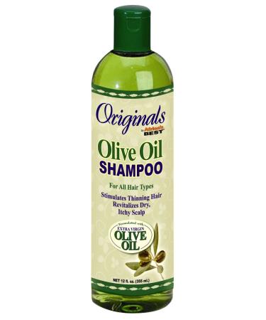 Africa's Best Olive Oil Shampoo 12oz - Nourishing Hair Care for All Hair Types | International Shipping Available - Buy Online on SooperMarket.com