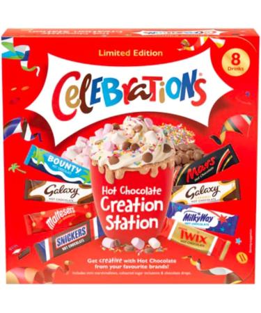 Hot Chocolate Gift Set - Galaxy & Maltesers Hot Chocolate Gift Set - Celebrations Christmas Hot Chocolate Sachets Gift for Couples Kids Men Women - Buy Online on SooperMarket.com