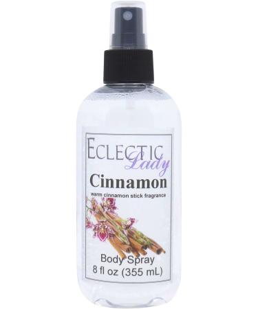 Cinnamon Body Spray 8 ounces Body Mist for Women with Clean Light & Gentle Fragrance Long Lasting Perfume with Comforting Scent for Men & Women Cologne with Soft Subtle Aroma For Daily Use Regular Strength 8 Fl Oz (Pack of 1)